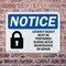 Signmission Lockout Tagout Setup Maintenance Repair, 14 in W x Rectangle, Plastic OS-2PACK-NS-P-1014-L-15907 - alternate 5
